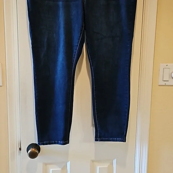 Re Generation by Celebrity Pink Dark Blue Jeggings Size 2x - Picture 2 of 8